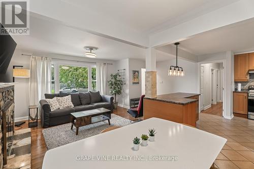 125 Norice Street, Ottawa, ON - Indoor Photo Showing Living Room With Fireplace