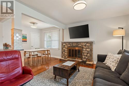 125 Norice Street, Ottawa, ON - Indoor Photo Showing Living Room With Fireplace