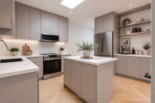 Laneway-390 Palmerston Boulevard, Toronto, ON - Indoor Photo Showing Kitchen With Stainless Steel Kitchen With Upgraded Kitchen