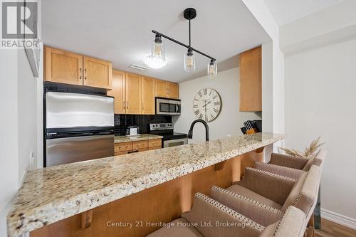 207 - 901 Paisley Road, Guelph (Willow West/Sugarbush/West Acres), ON - Indoor Photo Showing Kitchen