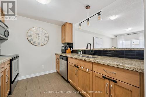 207 - 901 Paisley Road, Guelph (Willow West/Sugarbush/West Acres), ON - Indoor Photo Showing Kitchen With Double Sink