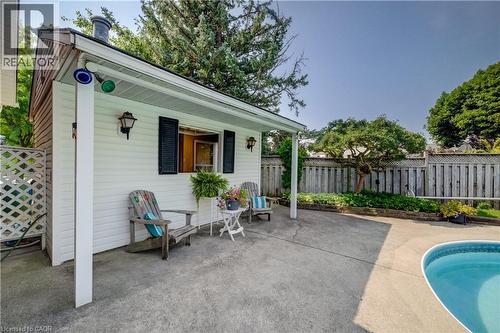 298 Creighton Court, Waterloo, ON - Outdoor With In Ground Pool With Deck Patio Veranda