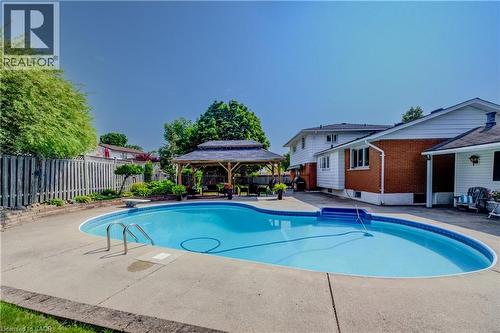 298 Creighton Court, Waterloo, ON - Outdoor With In Ground Pool With Deck Patio Veranda With Backyard