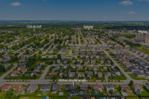 Aerial View - 48 Boul. Des Mésanges, Saint-Charles-Borromée, QC - Outdoor With View