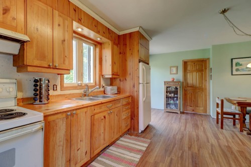 Cuisine - 93 Ch. De La Montagne, Arundel, QC - Indoor Photo Showing Kitchen With Double Sink