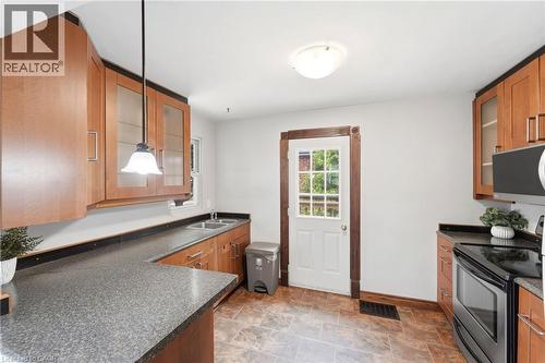61 Glenmount Avenue, Hamilton, ON - Indoor Photo Showing Kitchen With Double Sink