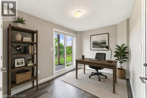 Virtually Staged - 1169 Garner Road E Unit# 86, Hamilton, ON - Indoor Photo Showing Office