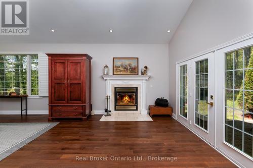 9 Paige Court, Hamilton Township, ON - Indoor With Fireplace