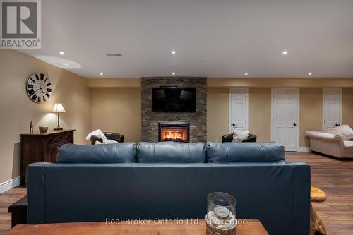 9 Paige Court, Hamilton Township, ON - Indoor With Fireplace
