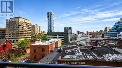 412 - 55 Duke Street W, Kitchener, ON - Outdoor With Balcony
