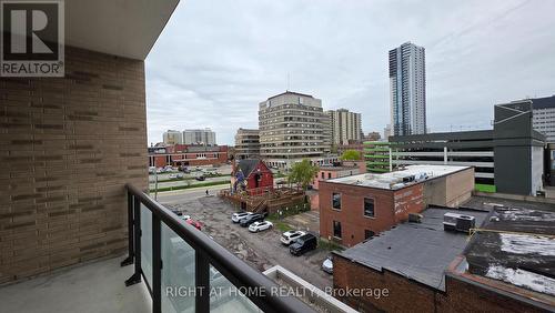 412 - 55 Duke Street W, Kitchener, ON - Outdoor With Balcony