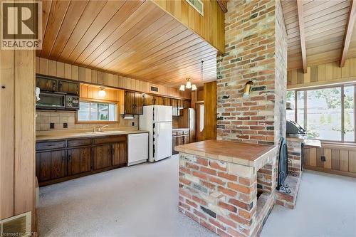 Virtually Staged - Garden House - 138 Appleby Place, Burlington, ON - Indoor Photo Showing Kitchen