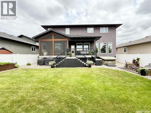 505 Brown Crescent, Weyburn, SK - Outdoor With Deck Patio Veranda