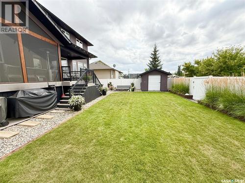 505 Brown Crescent, Weyburn, SK - Outdoor With Deck Patio Veranda