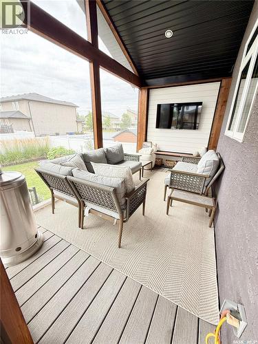 505 Brown Crescent, Weyburn, SK - Outdoor With Deck Patio Veranda With Exterior