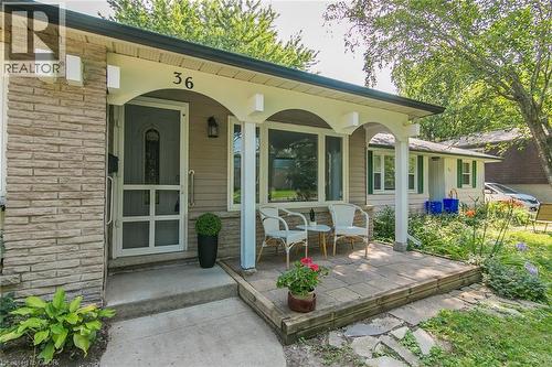 36 Amos Avenue, Waterloo, ON - Outdoor With Deck Patio Veranda
