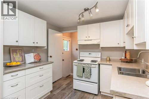 36 Amos Avenue, Waterloo, ON - Indoor Photo Showing Kitchen With Double Sink