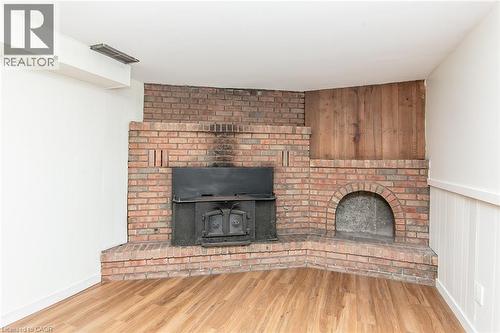 36 Amos Avenue, Waterloo, ON - Indoor Photo Showing Living Room With Fireplace