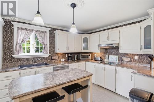147 River Road, Appleton, NL - Indoor Photo Showing Kitchen With Double Sink
