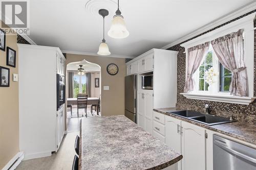 147 River Road, Appleton, NL - Indoor Photo Showing Kitchen With Double Sink