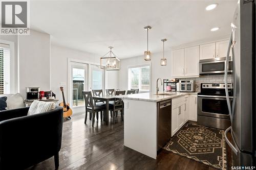 207 Kolynchuk Manor, Saskatoon, SK - Indoor Photo Showing Kitchen With Stainless Steel Kitchen With Upgraded Kitchen