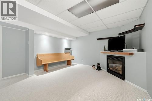 5831 Keffner Bay, Regina, SK - Indoor With Fireplace