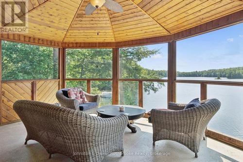 842 Emsdale Lake Road, Kearney, ON -  With Body Of Water With Deck Patio Veranda With Exterior
