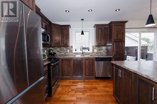 84 Morgan Drive, Gander, NL - Indoor Photo Showing Kitchen With Stainless Steel Kitchen With Double Sink