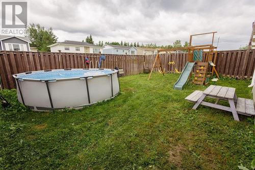 84 Morgan Drive, Gander, NL - Outdoor With Above Ground Pool With Backyard