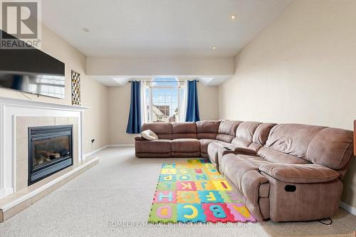 378 Mountain Laurel Crescent, Kitchener, ON - Indoor Photo Showing Living Room With Fireplace