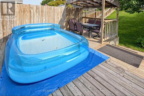 378 Mountain Laurel Crescent, Kitchener, ON - Outdoor With Above Ground Pool With Deck Patio Veranda With Backyard