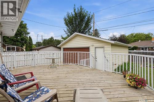 220 Frontenac Drive, Regina, SK - Outdoor With Deck Patio Veranda With Exterior