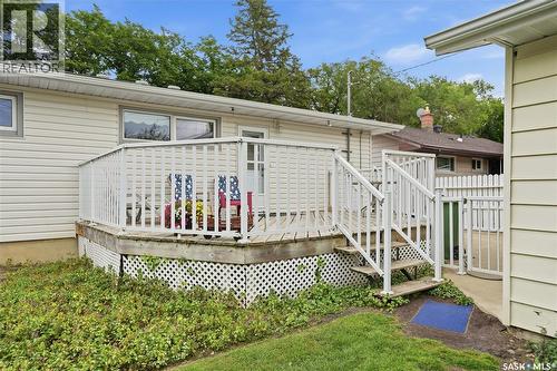 220 Frontenac Drive, Regina, SK - Outdoor With Deck Patio Veranda With Exterior