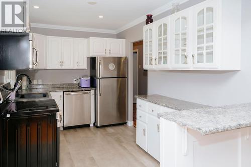 5 Alcock Crescent, Gander, NL - Indoor Photo Showing Kitchen With Stainless Steel Kitchen With Double Sink