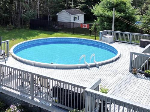 148 Forest Hill Drive, Valley, NS - Outdoor With Above Ground Pool With Deck Patio Veranda With Exterior