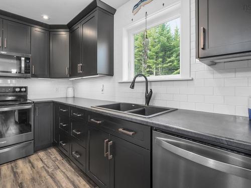 1303 Ketch Harbour Road, Ketch Harbour, NS - Indoor Photo Showing Kitchen With Double Sink