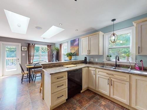 185 Thomas Street, Lake Echo, NS - Indoor Photo Showing Kitchen With Double Sink