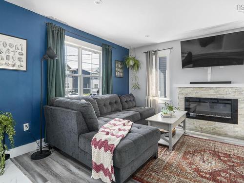 151 Mica Crescent Crescent, Spryfield, NS - Indoor Photo Showing Living Room With Fireplace