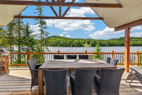 Terrasse - 1 Lac Delaney, Saint-Raymond, QC - Outdoor With Deck Patio Veranda With Exterior