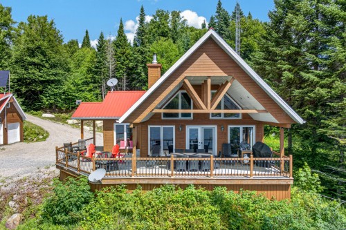 Face arrière - 1 Lac Delaney, Saint-Raymond, QC - Outdoor With Deck Patio Veranda