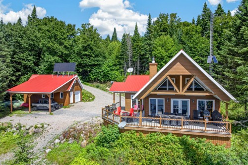 Face arrière - 1 Lac Delaney, Saint-Raymond, QC - Outdoor With Deck Patio Veranda