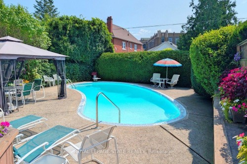107 Bond Street S, Hamilton, ON - Outdoor With In Ground Pool With Backyard