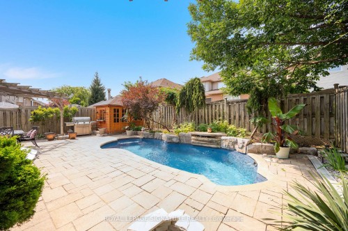 7134 Hallsands Drive, Mississauga, ON - Outdoor With In Ground Pool With Backyard