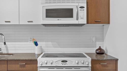 306-1550 Dickson Avenue, Kelowna, BC - Indoor Photo Showing Kitchen