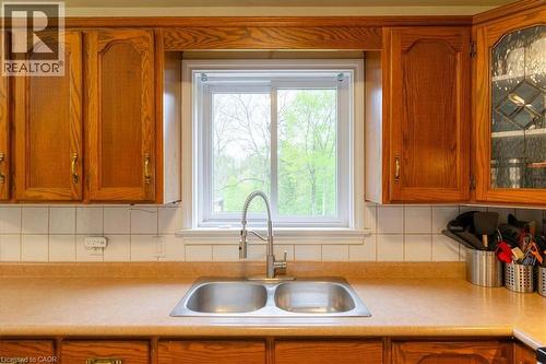 111 Decou Road, Simcoe, ON - Indoor Photo Showing Kitchen With Double Sink