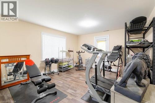 111 Decou Road, Simcoe, ON - Indoor Photo Showing Gym Room