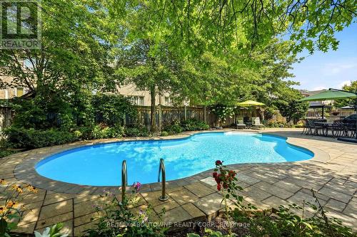 536 Cusick Circle, Milton, ON - Outdoor With In Ground Pool With Deck Patio Veranda With Backyard