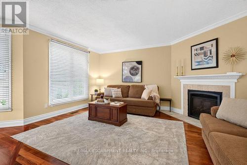 1152 Lockhart Road, Burlington, ON - Indoor Photo Showing Living Room With Fireplace