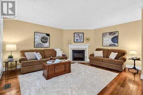 1152 Lockhart Road, Burlington, ON - Indoor Photo Showing Living Room With Fireplace