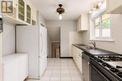 120 Stone Church Road W, Hamilton, ON - Indoor Photo Showing Kitchen With Double Sink